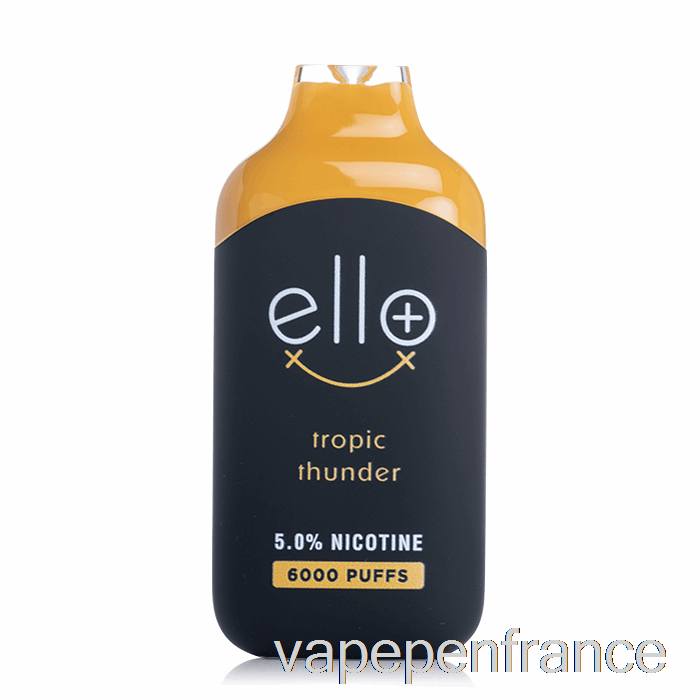 Blvk Ello Plus 6000 Stylo Jetable De Vape De Glace De Tonnerre Tropique